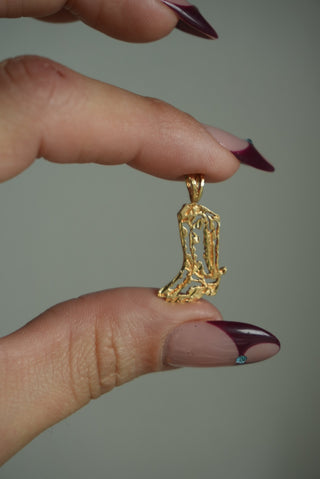 14K GOLD BOOT CHARM