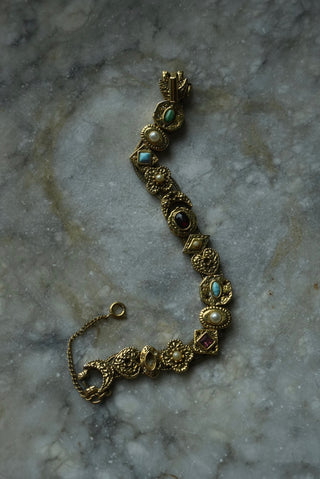 Charm Collection - Goldtone Slider Bracelet