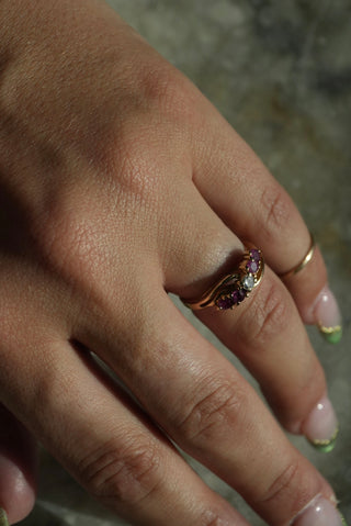 14k Ruby & Diamond Ring