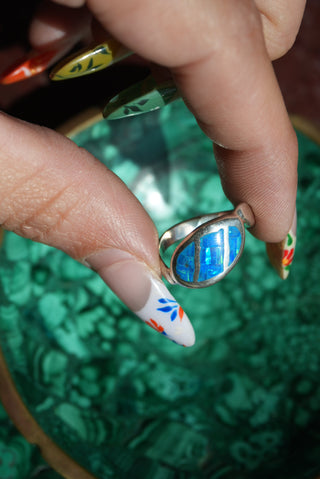 BLUE OPAL OVERLAY SZ 6