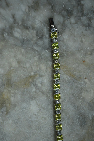 GREEN GRASS TENNIS BRACELET