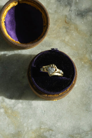 10k Claddagh Bracelet Ring