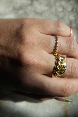 Band 1 - Vermeil Studded Band Size 8