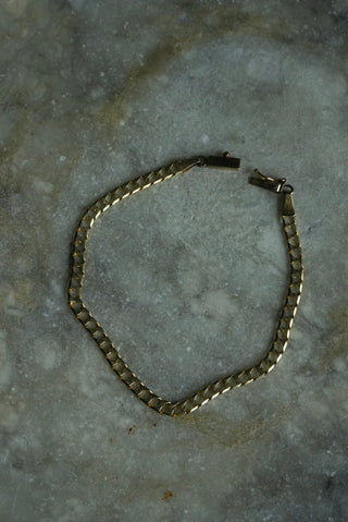 14K CURB LINK BRACELET