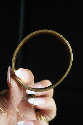 Gatsby Girl - Gold Fill Classic Hinge Bangle