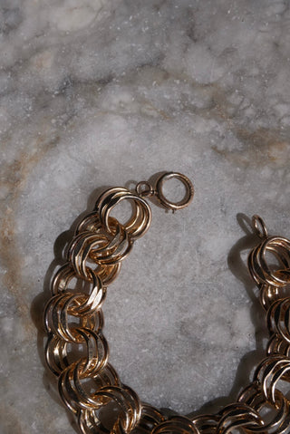 Layered in Gold - Gold Fill Triple Link Bracelet