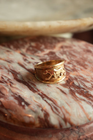 14K PANTHER RING