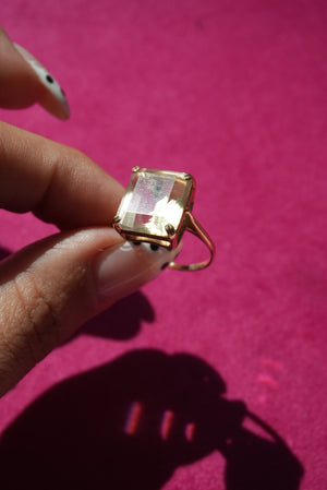 EMERALD CUT CITRINE