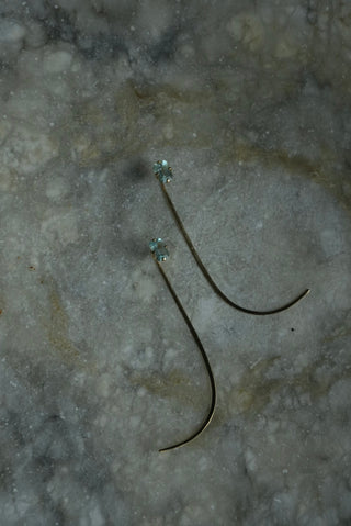 14k Unique Threader Earrings