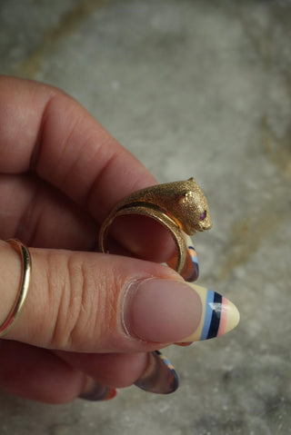 14K ULTIMATE LEOPARD RING