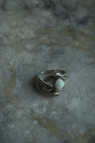 It’s Organic - Sterling Opal Abstract Ring Size 7
