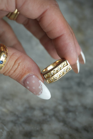CUT CITRINE SZ 6