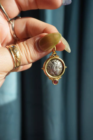18K ANCIENT COIN PENDANT