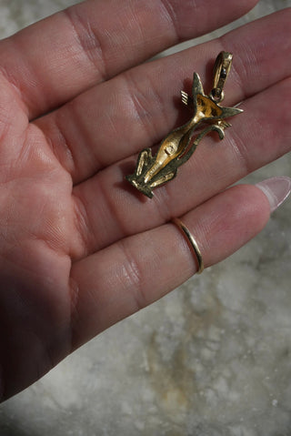 14k Sylvester Kitty Pendant