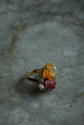 Aloha Vibes - Floral Ring Size 9.5
