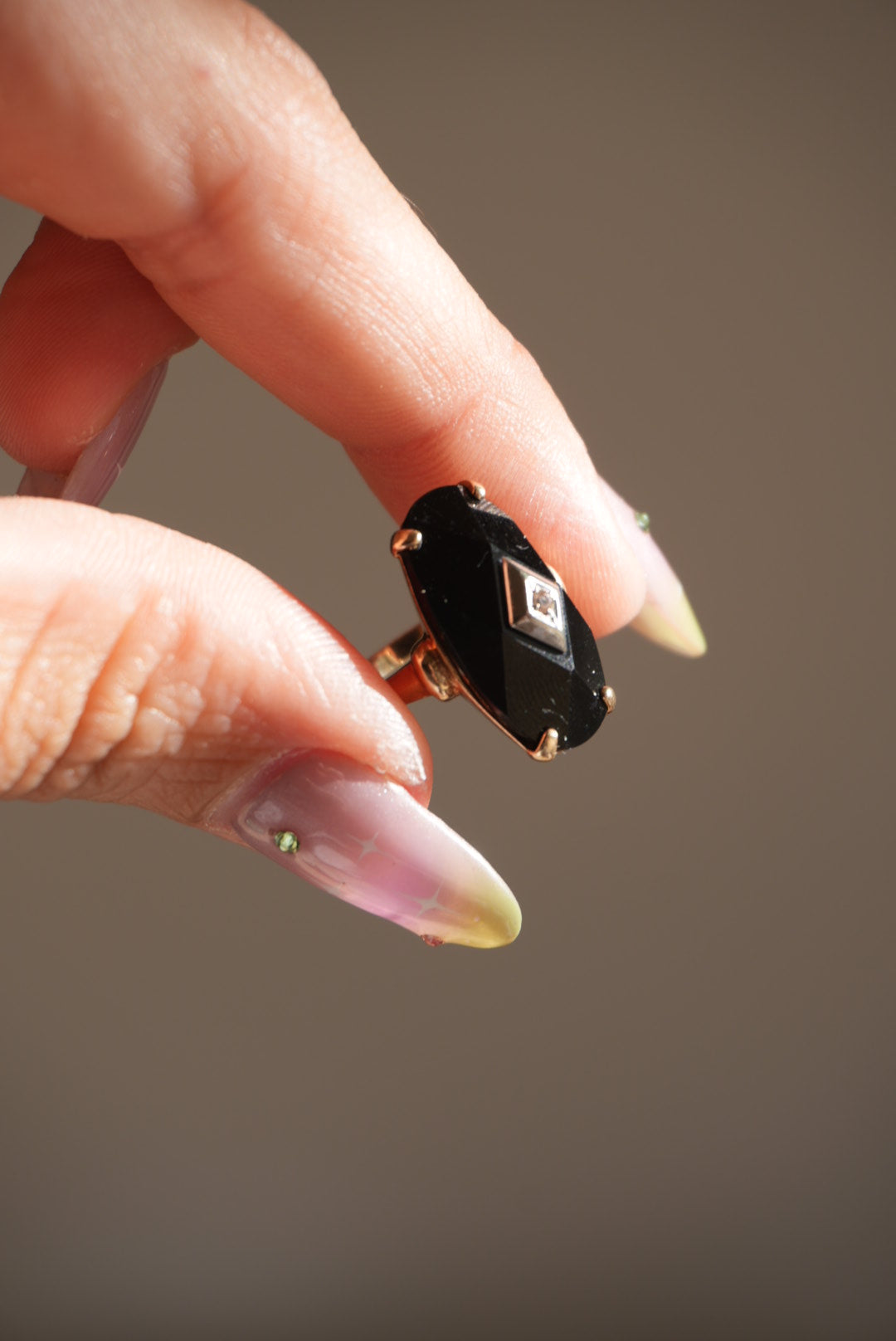 CUSHION CUT BLACK ONYX