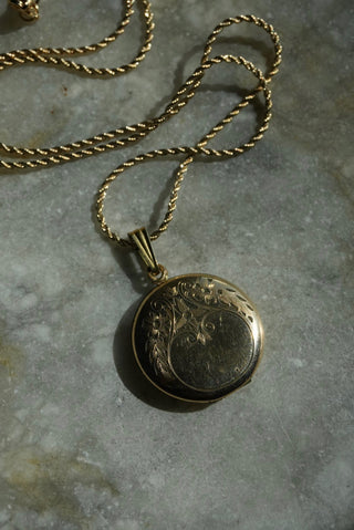 Sweet Memories - Goldfill Locket Necklace