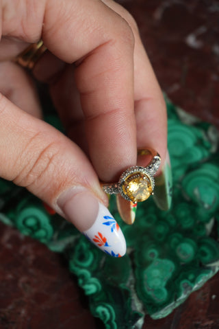 CITRINE CROWNS SZ 6.5