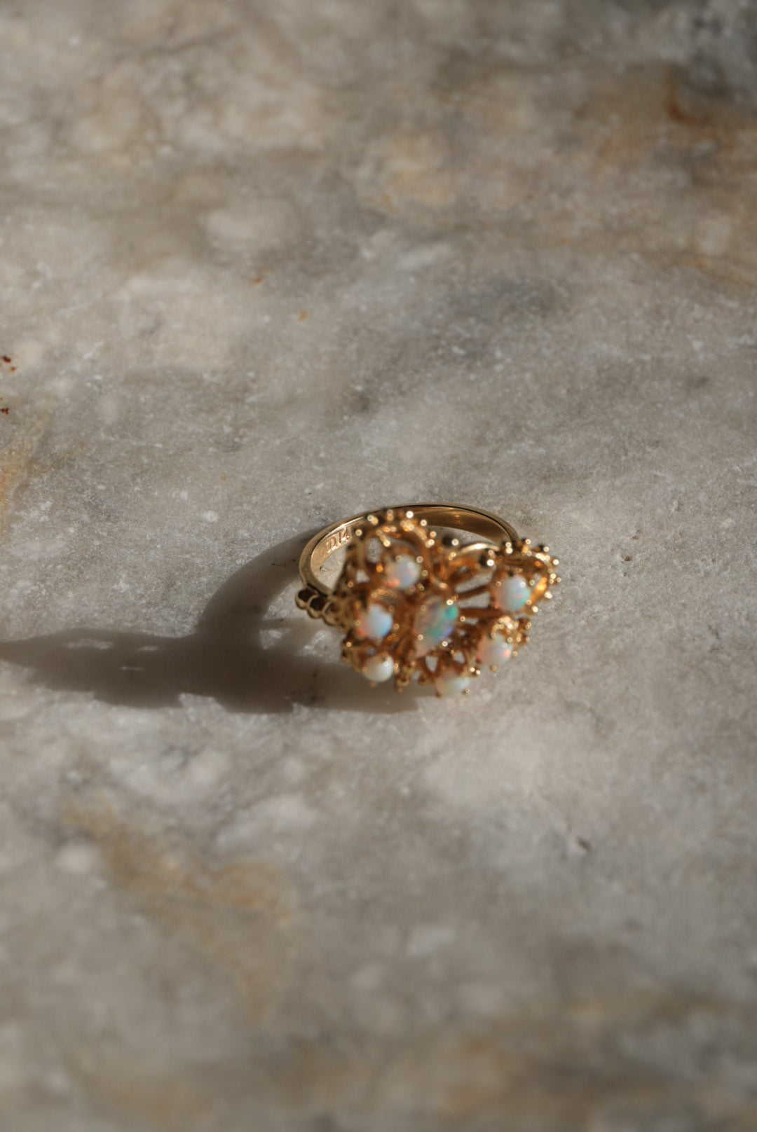 OPAL BUTTERFLY RING