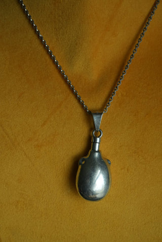STERLING-SILVER PARFUME VIAL