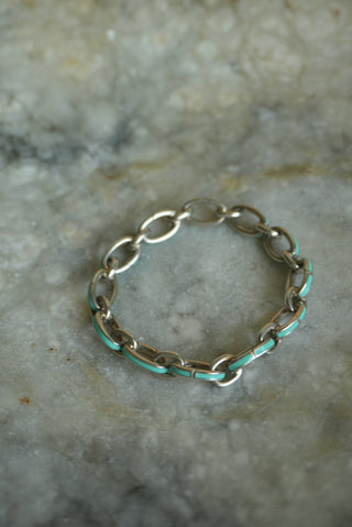 TIFFANY & CO ENAMEL CHARM BRACELET