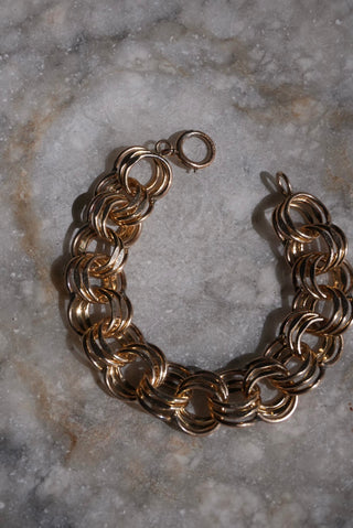 Layered in Gold - Gold Fill Triple Link Bracelet