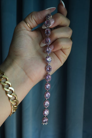 Lilac Lover - Sterling Amethyst Tennis Bracelet