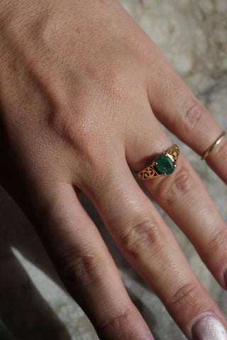 14k Emerald Ring