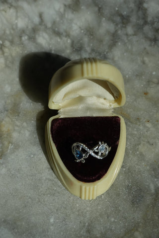 Twin Souls - Sterling Turtle Ring Size 8.5