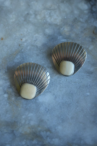 WHITE TURQUOISE EARRINGS