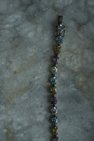 Candy Land - Sterling Gemstone Tennis Bracelet