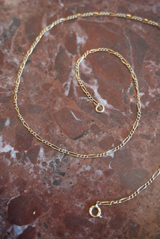 14K 16 inch FIGARO CHAIN