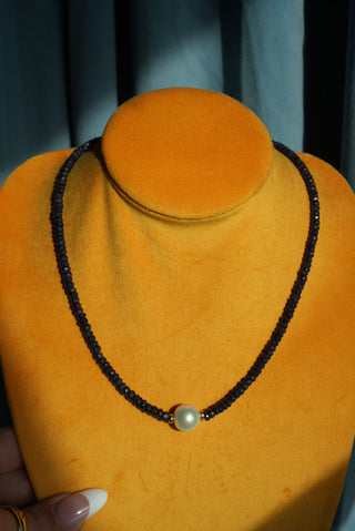 SAPPHIRE PEARL NECKLACE