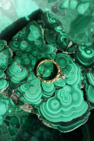 14K DIAMOND PINKY RING