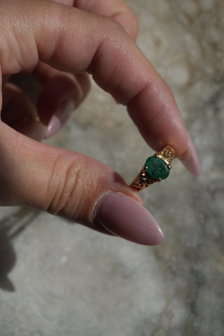 14k Emerald Ring