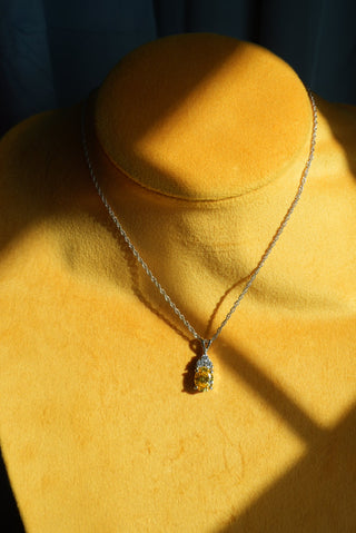 LEMON CITRINE NECKLACE