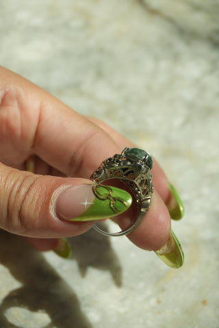 JADE CABOCHON SZ 7.5