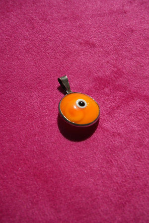 ORANGE EVIL EYE CHARM