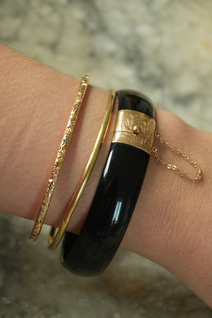 14K GOLD BANGLES