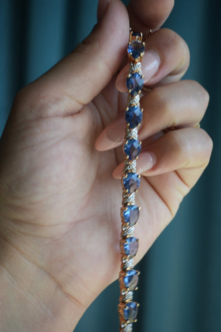BLUE TEAR DROPS