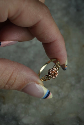 10K ROSE RING