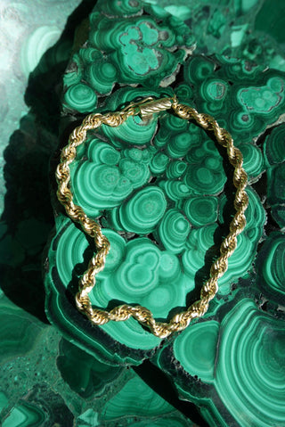 7 INCH 14K ROPE BRACELET