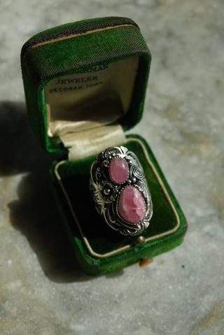 Southwest Princess - Sterling Asymmetrical Ring Size 7.5
