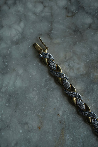 Criscross - Dual Tone Bracelet