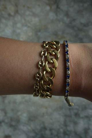 Americana - Vermeil Gemstone Tennis Bracelet