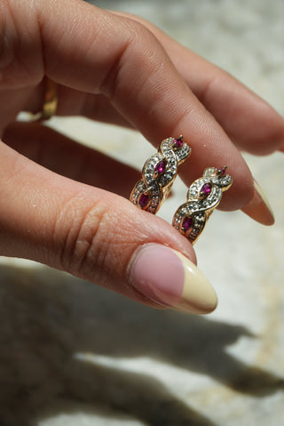 SNAKE EYES HOOPS