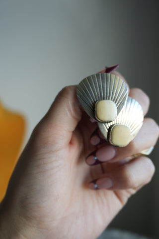 WHITE TURQUOISE EARRINGS