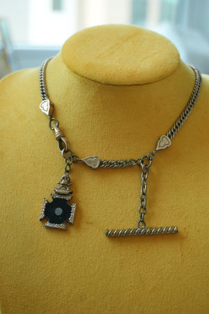 ANTIQUE WATCH NECKLACE