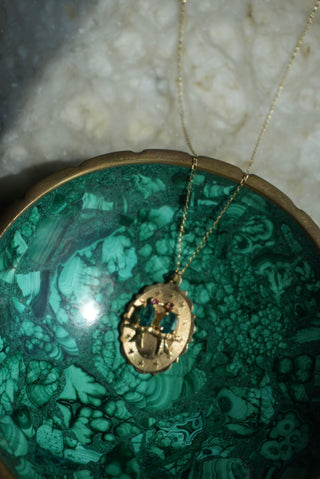 14K BIRD SONG NECKLACE
