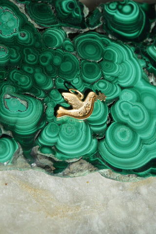 14K TURTLE DOVE CHARM